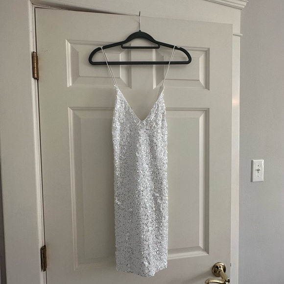 lulus force of fashion dress Lulus | Dresses | White Lulus Force Of Fashion Backless Sequin Mini Dress